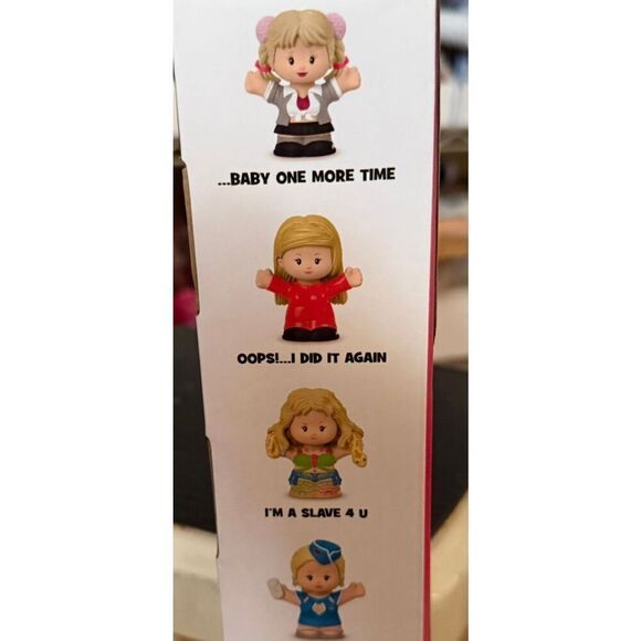 Fisher-Price Little People BRITNEY SPEARS Collector Figures, 4pk - New/ Sealed! - Picture 2 of 12